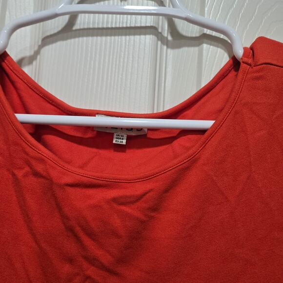 Reiss Fawn Red Knit Fit & Flare Dress Women’s Size 6 - Picture 9 of 11